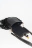 AMAL BLACK AND ZEBRA CROSSBODY BAG
