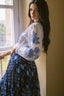 DALIA BLUE CAMISA BORDADA