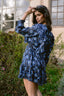 DALIA BLUE VESTIDO CORTO