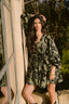 CASHMIRE DREAM GREEN VESTIDO CORTO