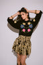 LILI GREEN BLUSA BORDADA