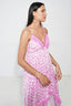 VESTIDO LARGO ASIMETRICO VIANZA ROSA