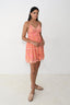 VESTIDO CORTO MIRRORS NARANJA