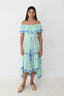 VESTIDO MEXICANO MIRRORS AQUA