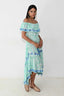 VESTIDO MEXICANO MIRRORS AQUA