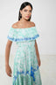 VESTIDO MEXICANO MIRRORS AQUA