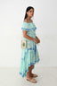 VESTIDO MEXICANO MIRRORS AQUA
