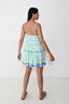 VESTIDO CORTO MIRRORS AQUA