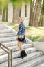 DALIA BLUE VESTIDO CORTO
