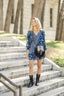 DALIA BLUE VESTIDO CORTO