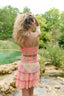 BAHAMAS ORANGE MINI SKIRT SET