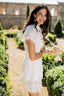 BONAIRE WHITE SHORT DRESS