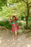 HAWAII GREEN SHORT DRESS
