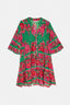 HAWAII GREEN SHORT DRESS