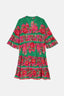 HAWAII GREEN SHORT DRESS