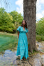 MARTINICA AZUL VESTIDO LARGO
