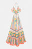FRIDA NEON LONG CUT DRESS