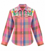 Camisa cuadros flúor