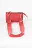 RED LONDON CROSSBODY BAG