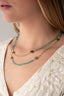 TURQUOISE BEADS NECKLACE