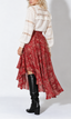 Falda SIENNA burdeos