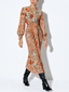 Vestido ZOE floral naranja