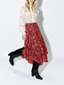 Falda SIENNA burdeos