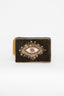 CLUTCH  STELAR VELVET VERDE OJO