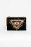 CLUTCH  STELAR VELVET NEGRO OJO