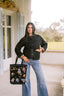SHOPPER STELAR VELVET NEGRO