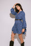 SAVAVANA BLUE VESTIDO CORTO