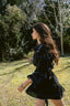 SAVANNA BLUE VESTIDO BORDADO