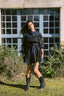 SAVANNA BLUE VESTIDO BORDADO