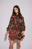 SAC BANDOULIÈRE AMAL NOIR ET ZÈBRE