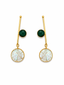 Aqua Luna Earrings