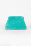 CLUTCH MAUI VELVET AQUA