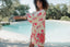 CROSSBODY PARADISE PALMS CORAL