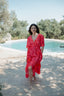 SAMOA SHORT SLEEVES LONG DRESS