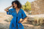 CANCUN INDIGO SHORT DRESS