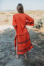 CANCUN ORANGE KAFTAN