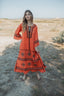 CANCUN ORANGE KAFTAN
