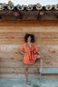 CANCUN ORANGE-SHORT-DRESS