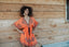CANCUN ORANGE-SHORT-DRESS