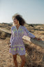 SAHARA PURPLE SHORT DRESS