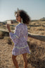 SAHARA PURPLE SHORT DRESS