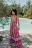 LOMBOK RED SMOCKING DRESS