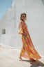 MARRAKECH ORANGE LONG DRESS