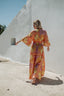 MARRAKECH ORANGE LONG DRESS