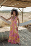 MARRAKECH ORANGE LUCIA DRESS
