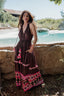 SABANA BROWN LONG DRESS